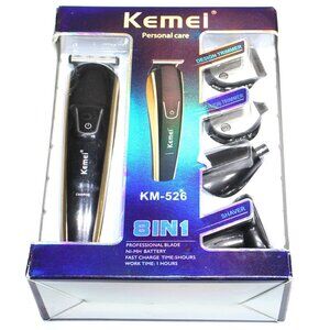 Kemei KM-526 USB Electric Hair Nose Trimmer Clipper Cordless Beard Shaver Razor